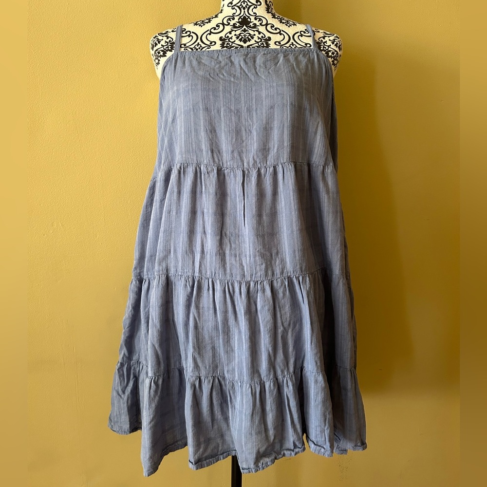 Blue Ruffle Dress